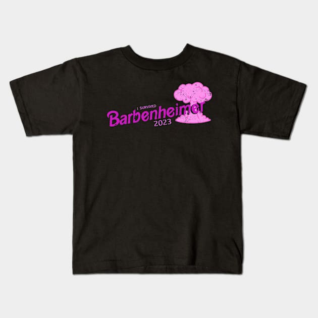 barbenheimer Kids T-Shirt by guilhermedamatta